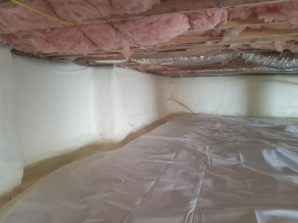 Crawl space encapsulation with closed-cell spray foam for Roof Maintenance in Alliance